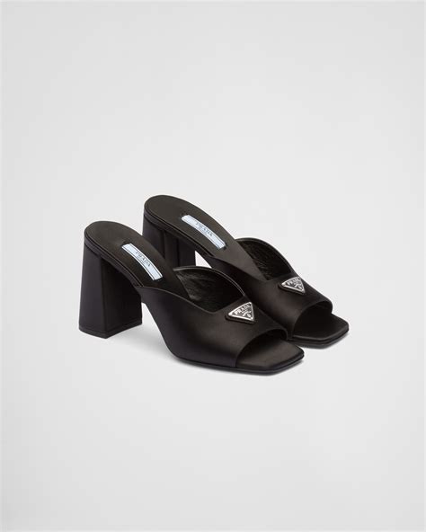 prada mule heels|prada slides women's.